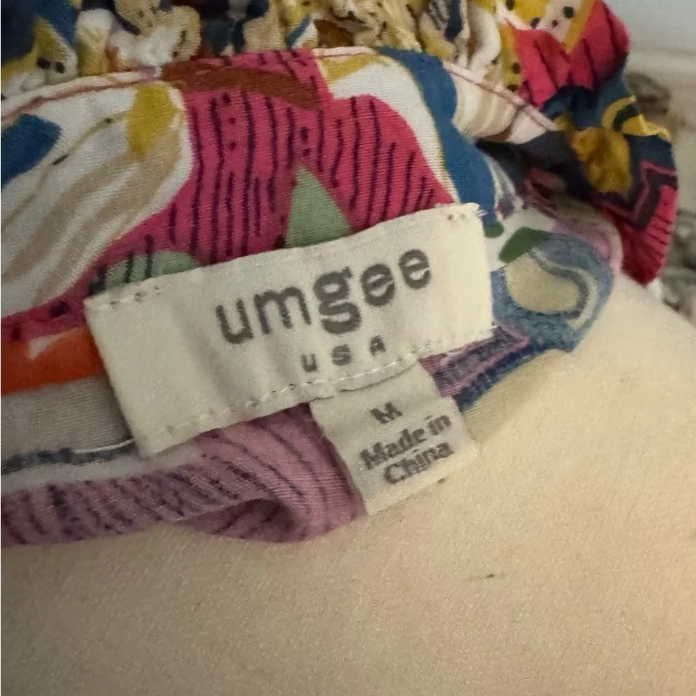 Umgee Pink and Yellow Floral Blouse - Picture 7 of 7